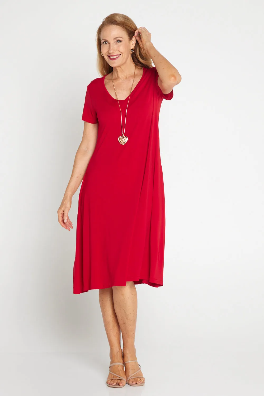 Christobel Dress - Red