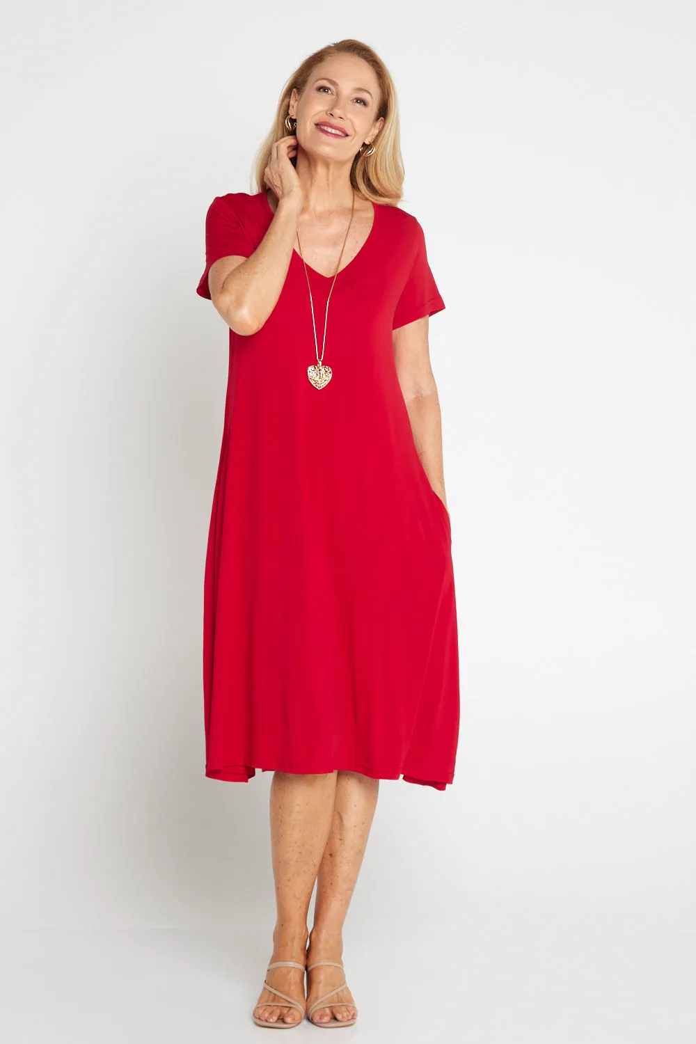 Christobel Dress - Red