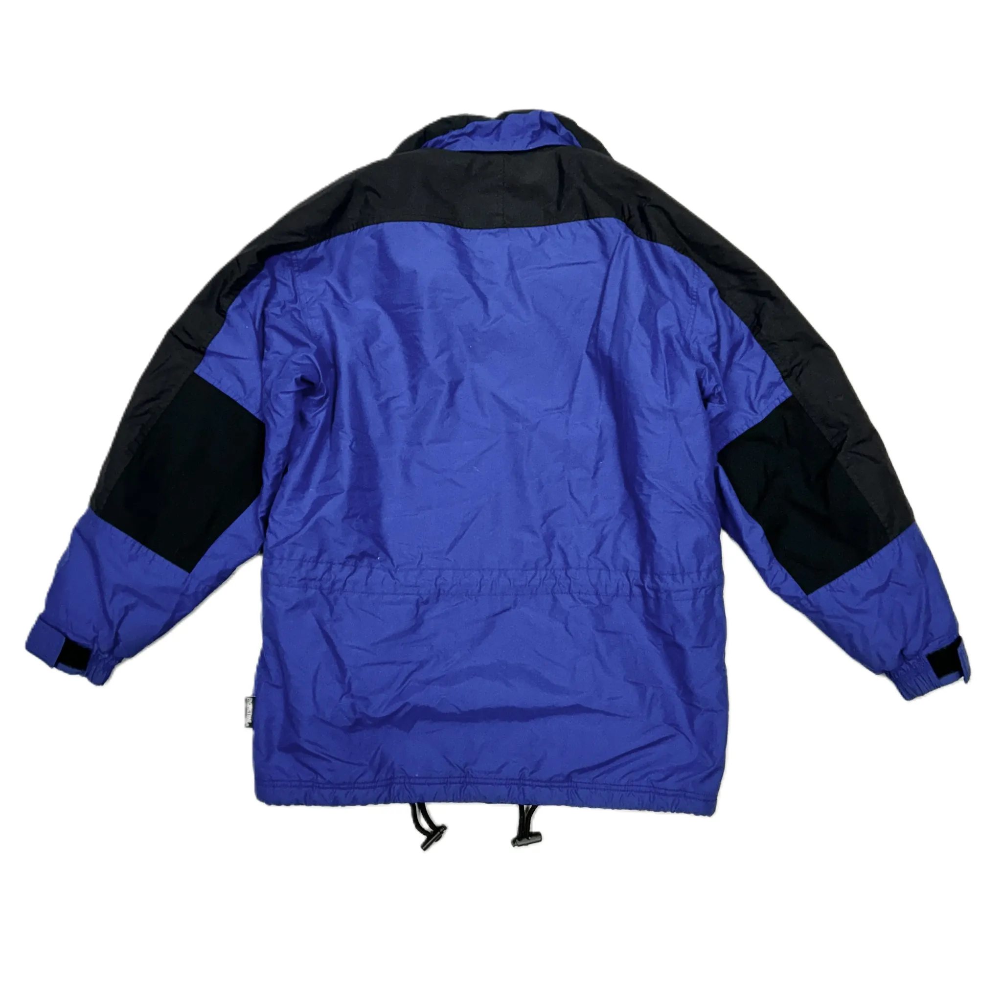 Coat Parka By Pacific Trail In Black & Blue, Size: S