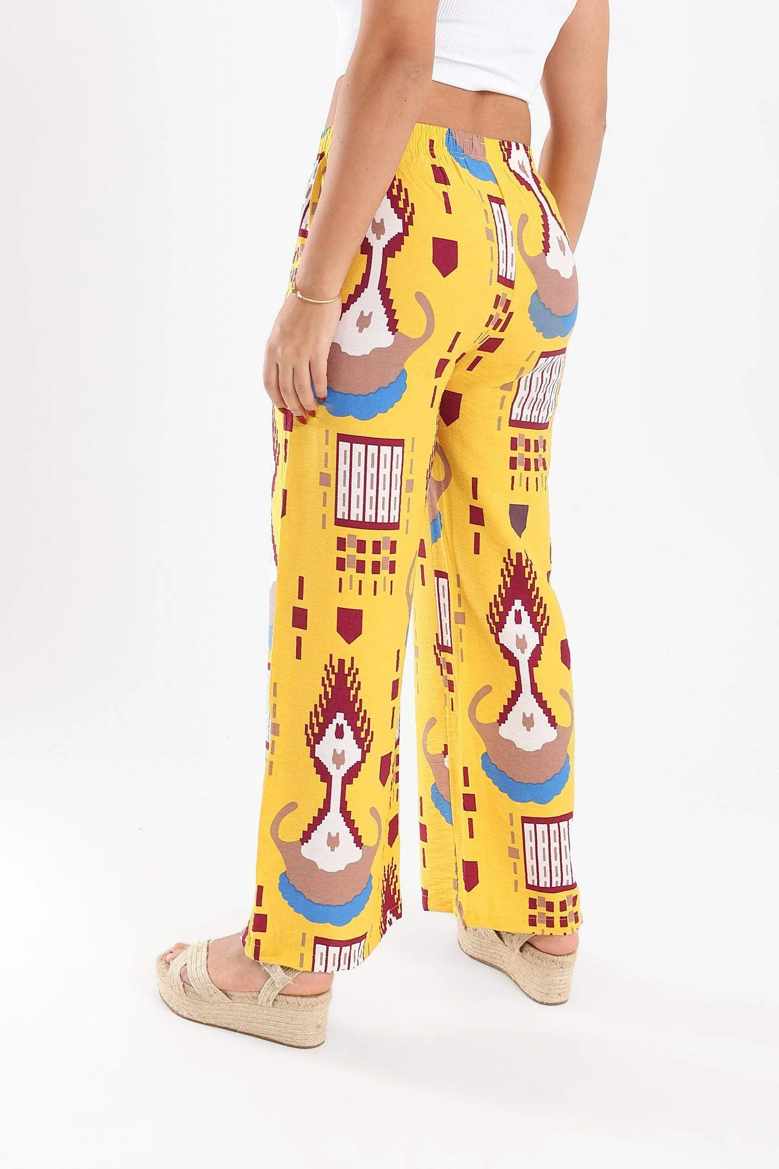 Colorful Boho Print Pants