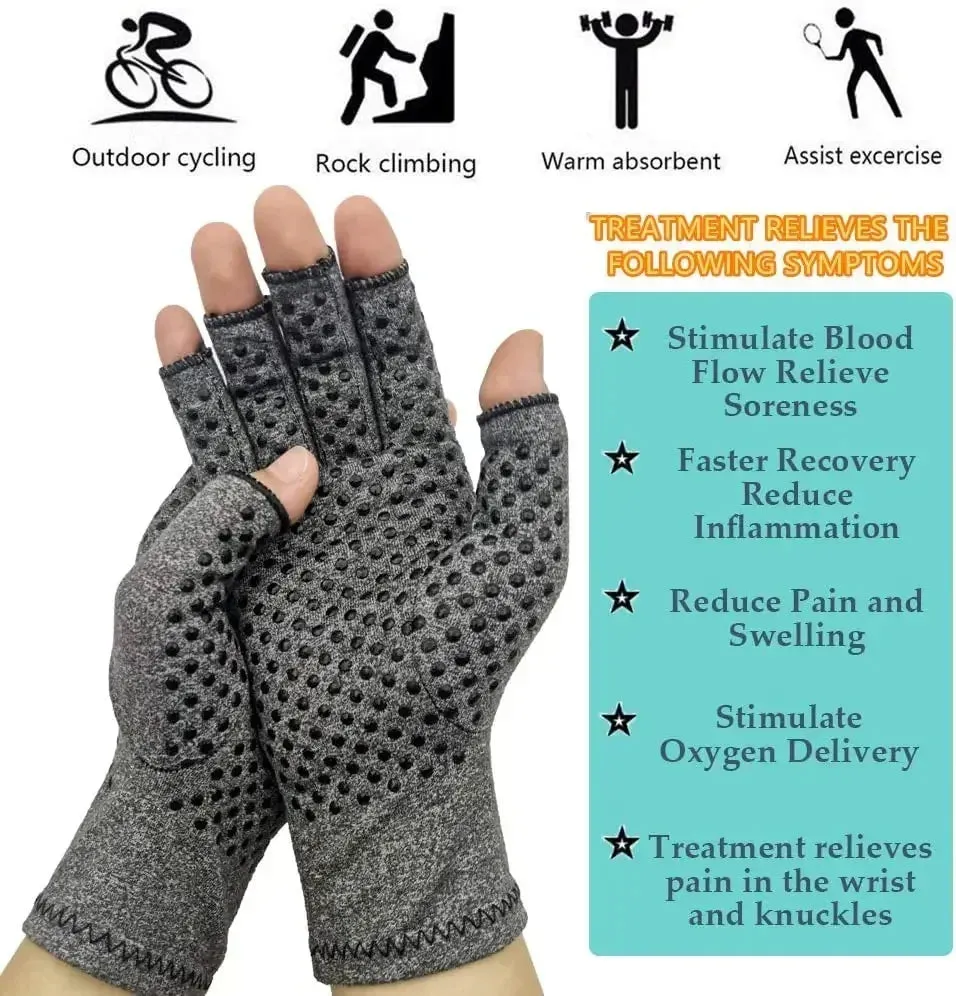 Compression Arthritis Gloves - Wrist Support for Stroke Recovery