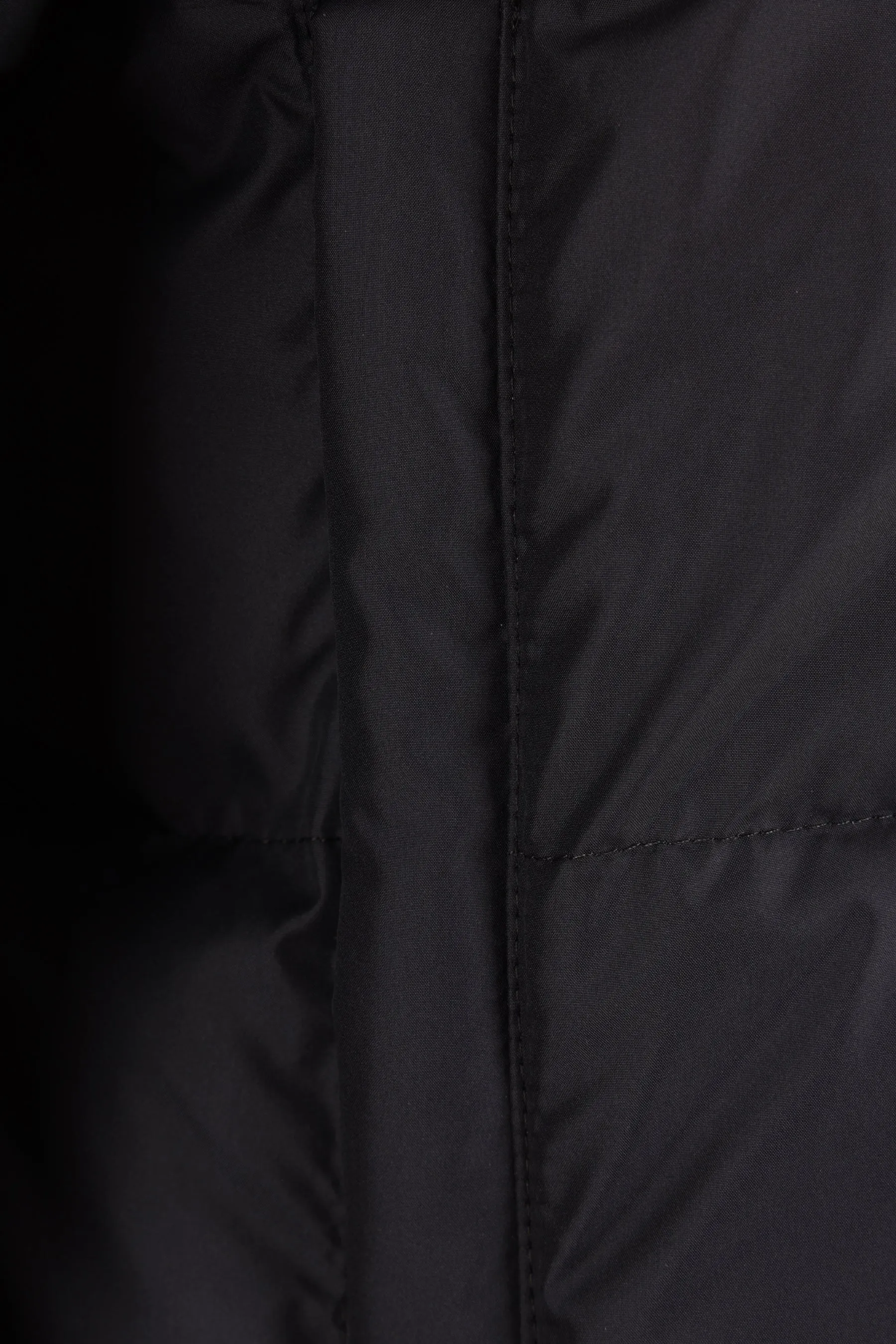 cropped nylon puffer jacket