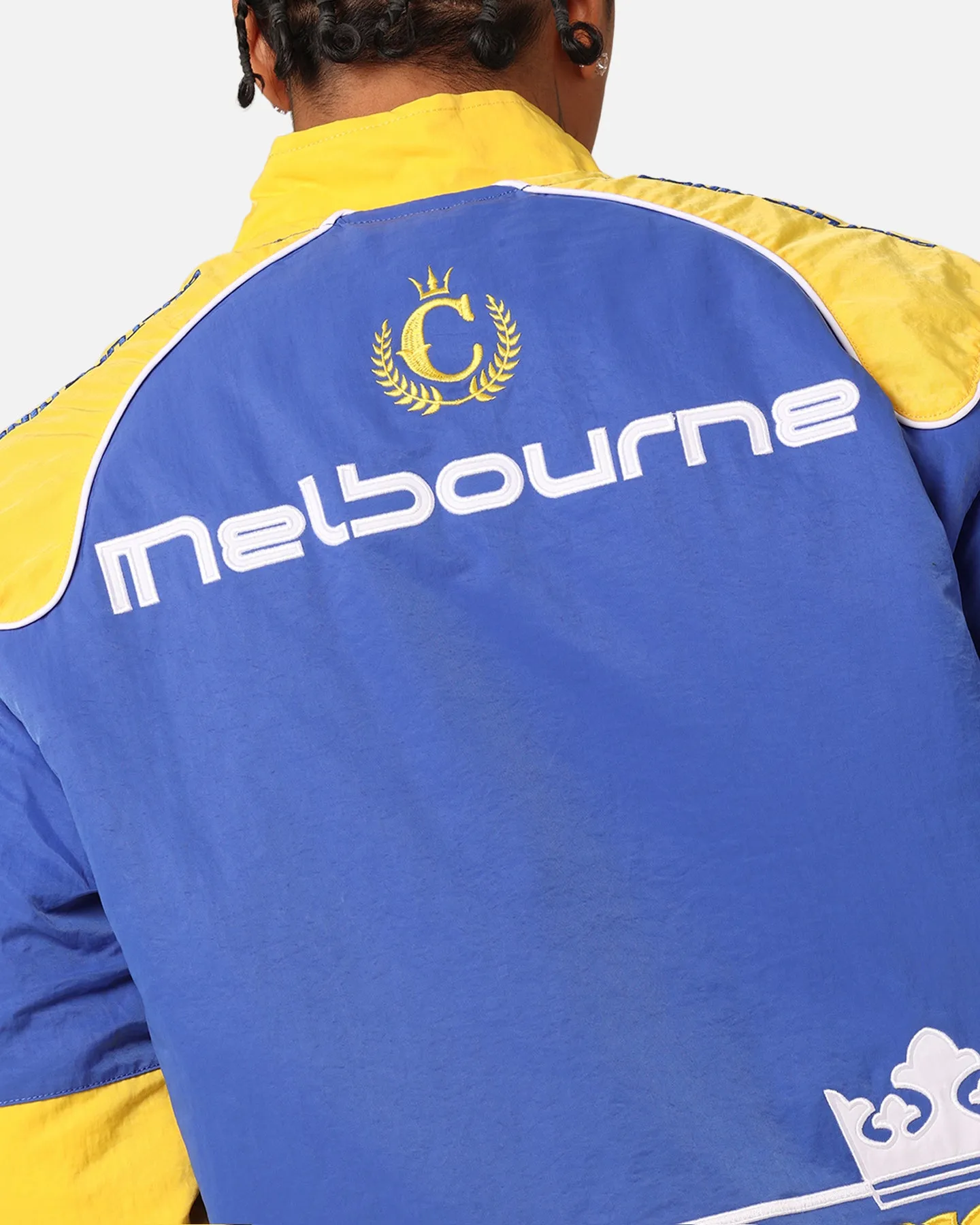 Culture Kings Melbourne Racing Jacket Blue/Yellow