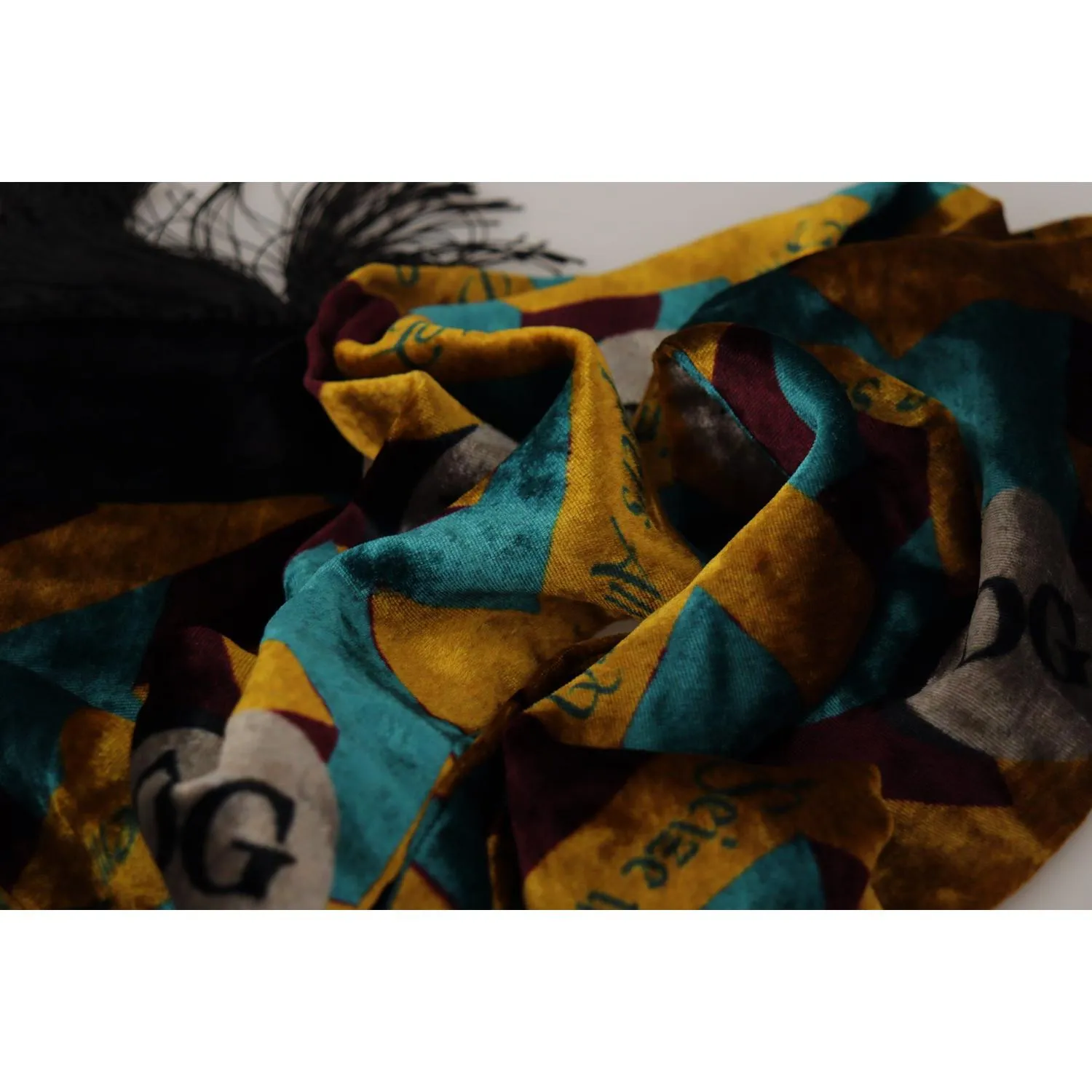 Dolce & Gabbana Elegant Multicolor Silk Blend Men's Scarf