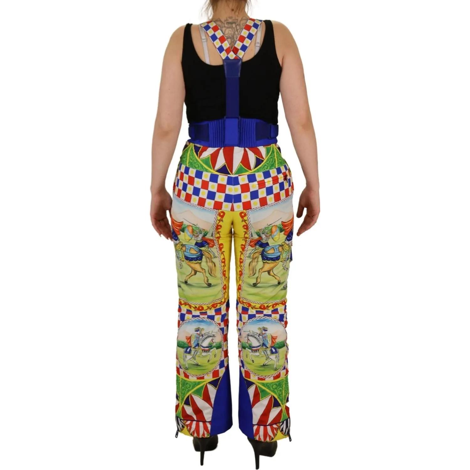 Dolce & Gabbana Multicolor High Waist Snow Pants