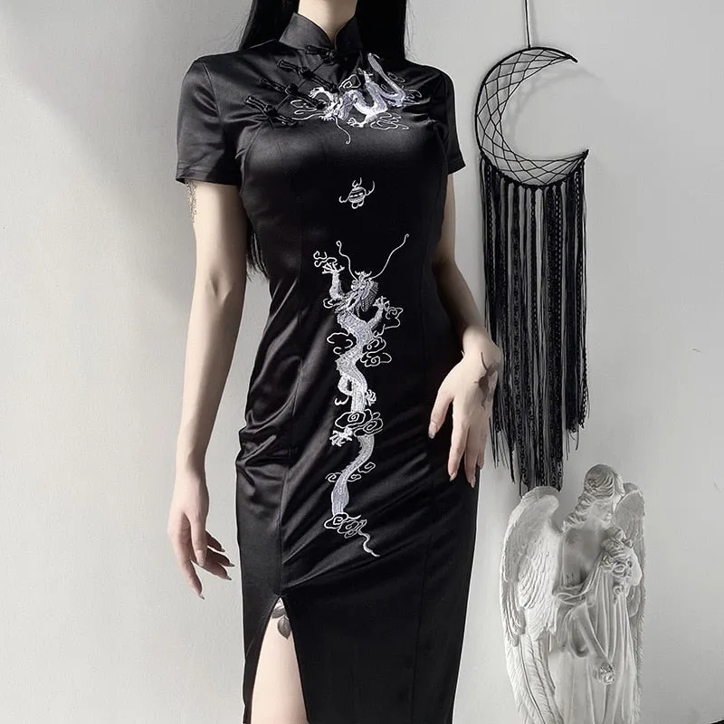 Dragon Cheongsam Dress