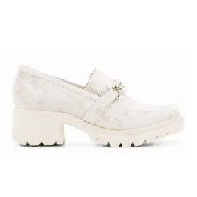 Dromedaris Kella Slip On Chunky Loafer (Women) - Ivory Camo