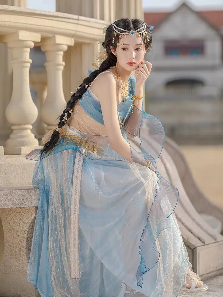 Dunhuang Fairies, Feitian Style Hanfu, Elsa 艾莎