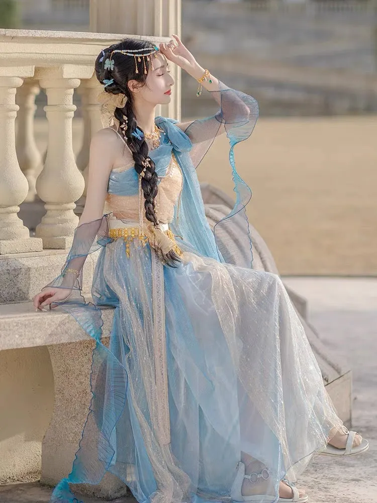 Dunhuang Fairies, Feitian Style Hanfu, Elsa 艾莎