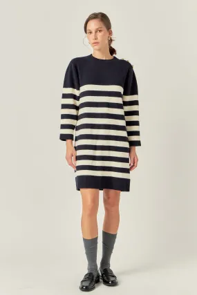 English Factory - Stripe Knit Dress