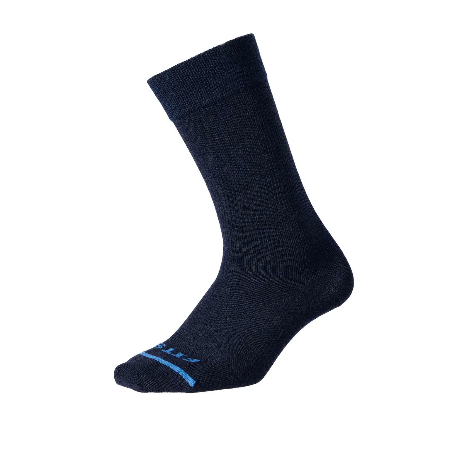 FITS F5001 Ultra Light Dress Crew Sock (Unisex) - Solid Navy