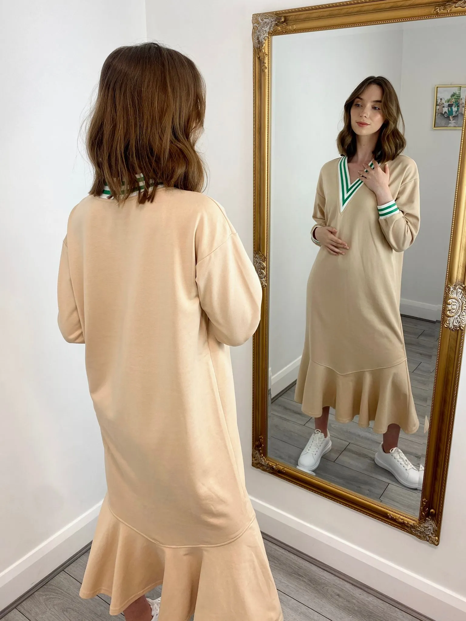 Frida Dress (Beige)