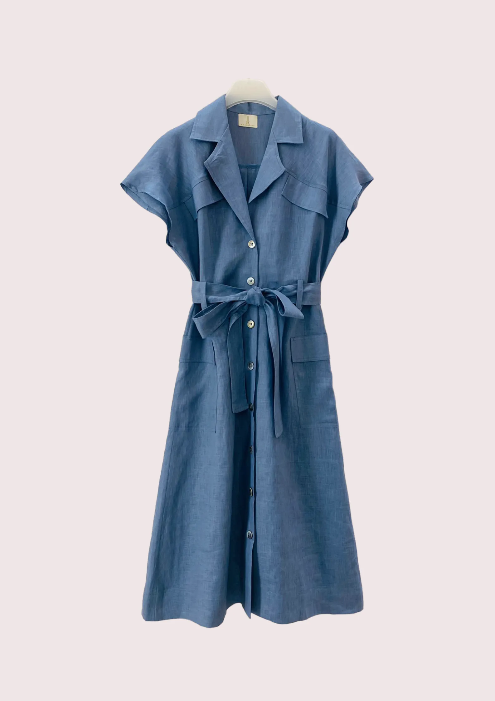 Geneva Linen Dress