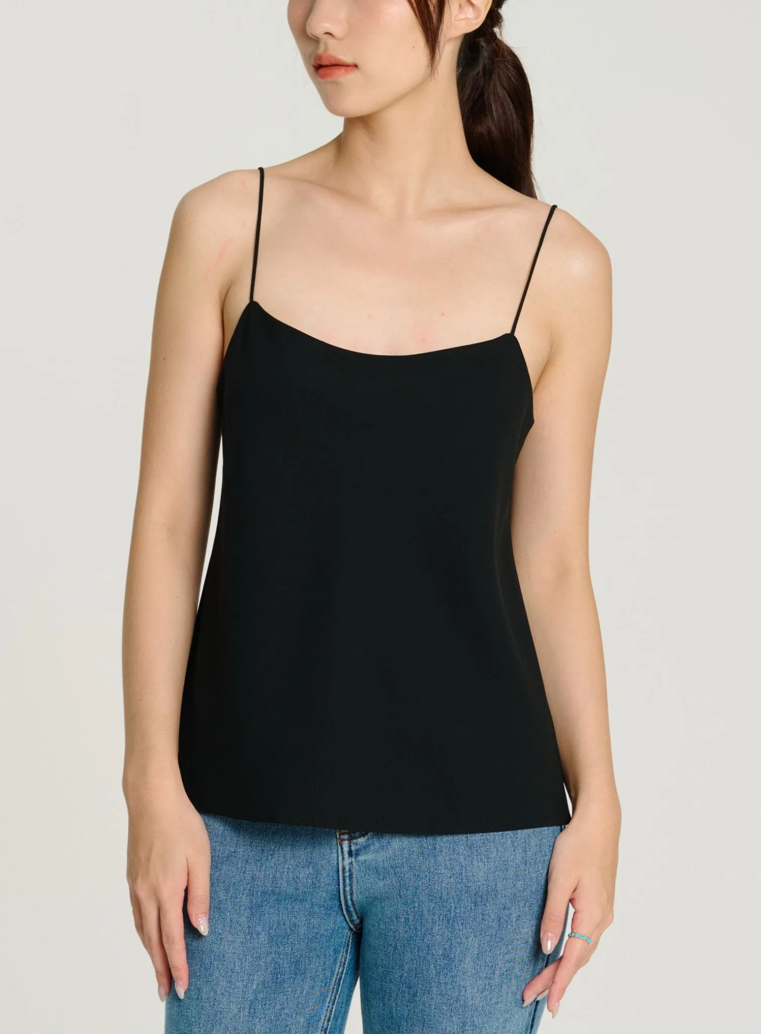 GINS naia camisole (Black)