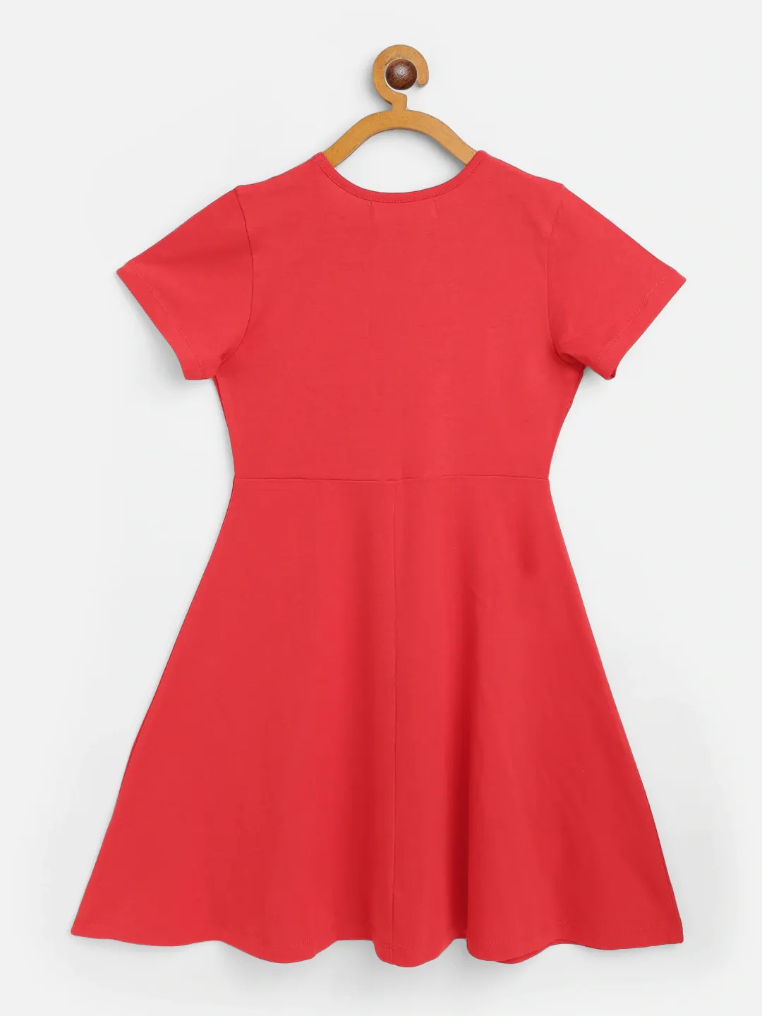 Girls Red Life-Is-Good Skater Dress