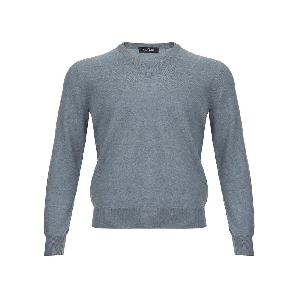 Gran Sasso Elegant Cashmere Sweater in Chic Gray