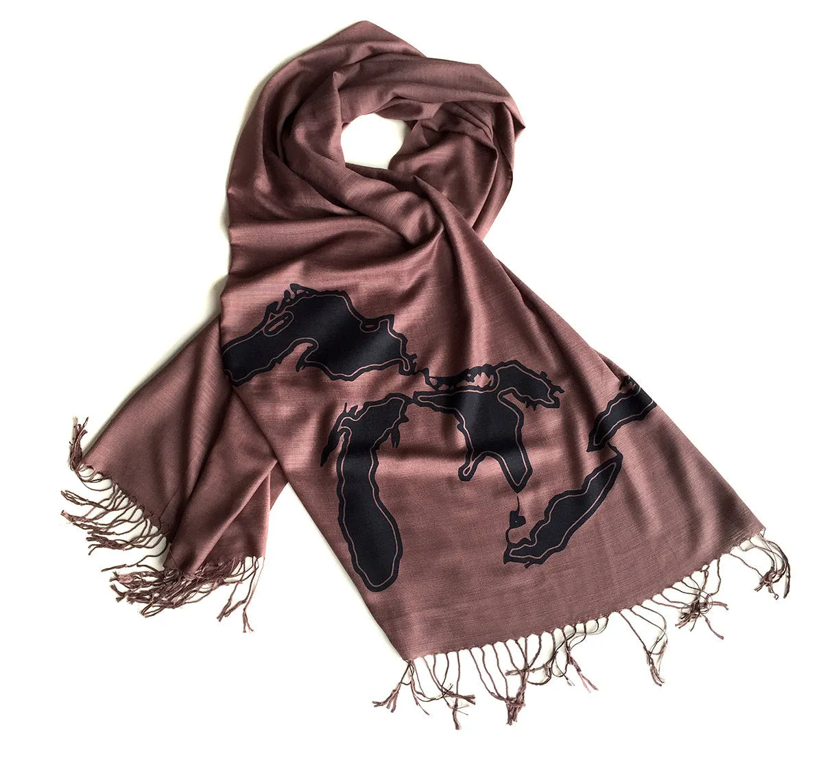 Great Lakes Linen-weave Pashmina