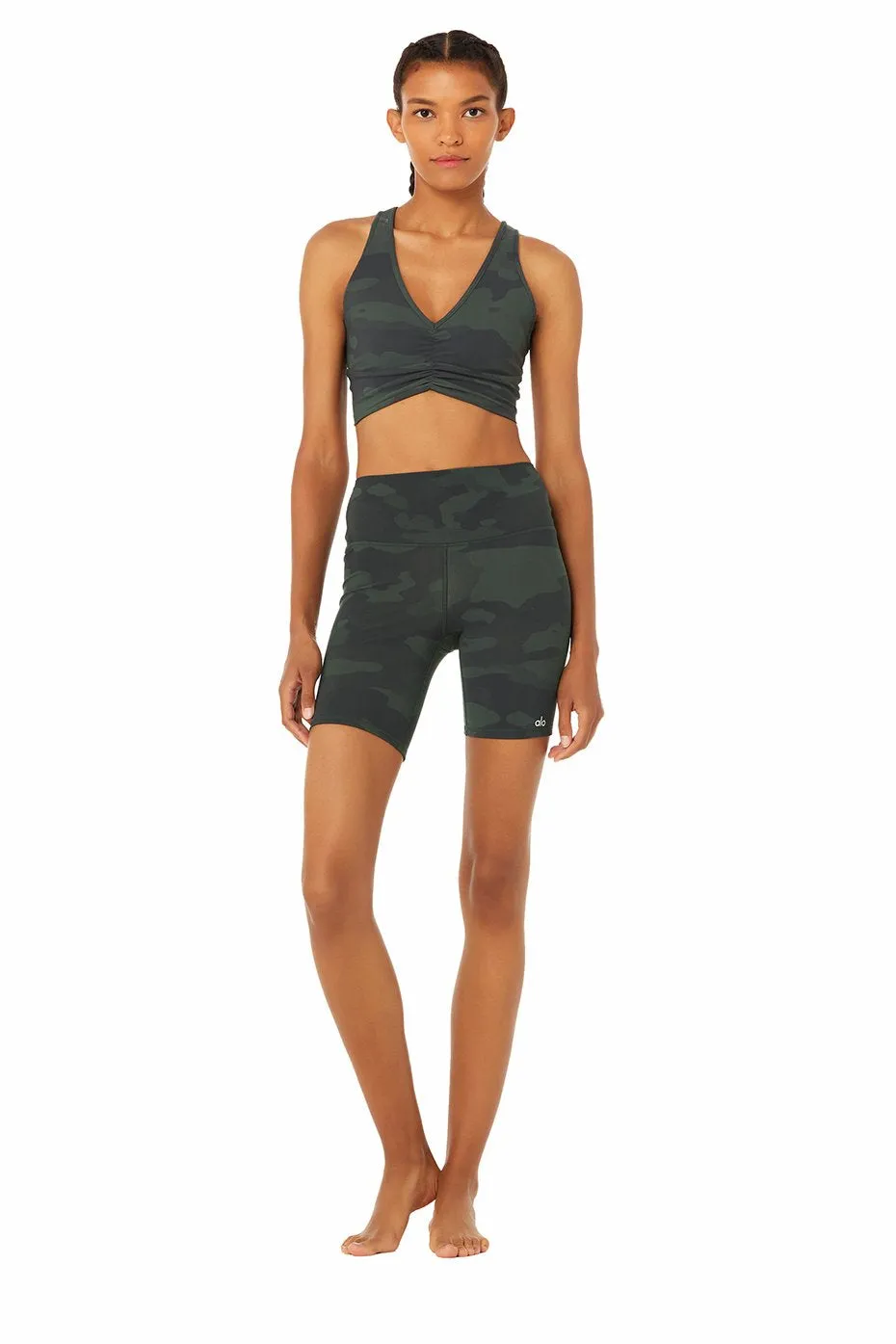 High-Waist Vapor Short - Hunter Camouflage