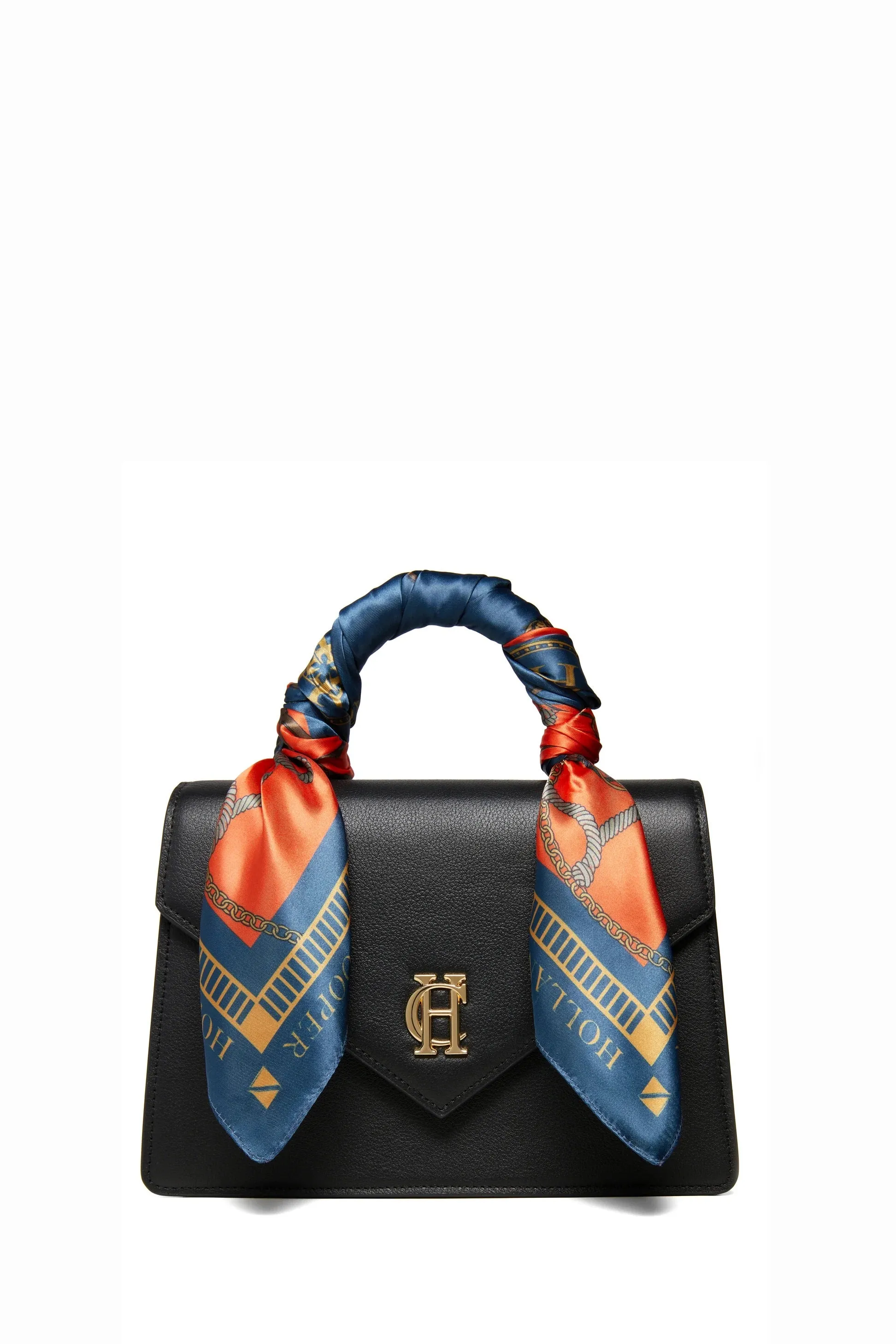 Holland Cooper Dowdeswell Scarf Bag in Black