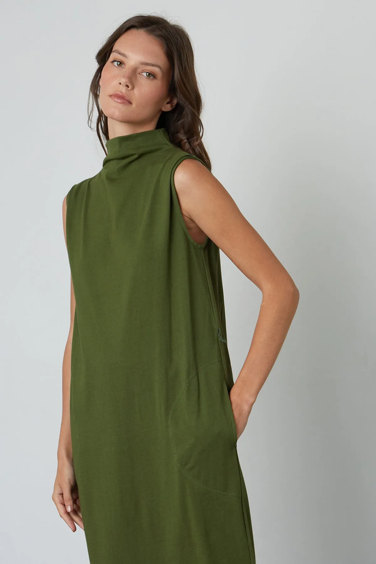 HYDIE MOCK NECK DRESS