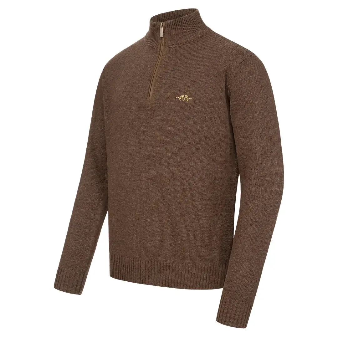 HZ Wool Sweater - Dark Brown by Blaser