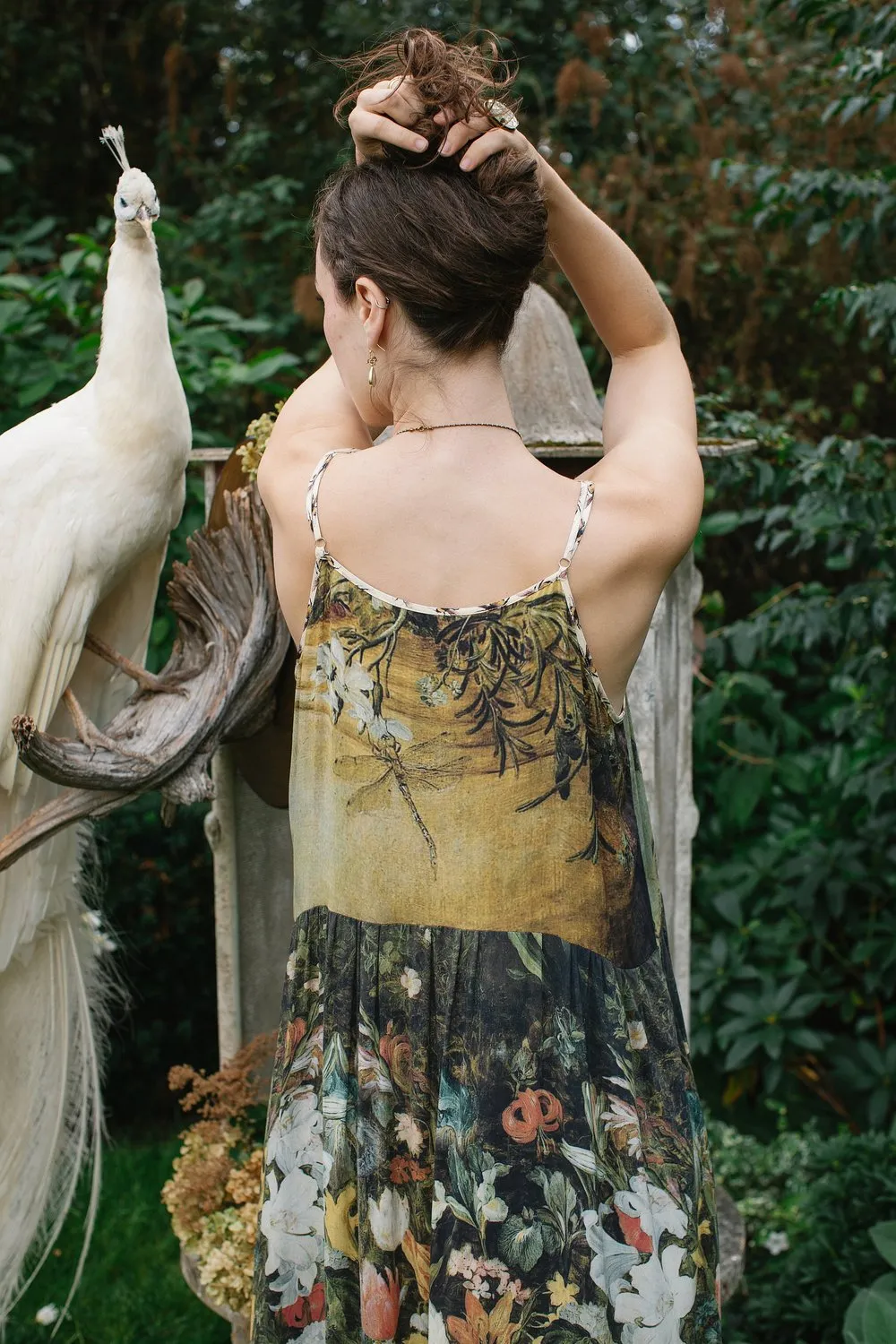 I Dream in Flowers with Bees Boheme Slip Dress - Not included in Black Friday Sale