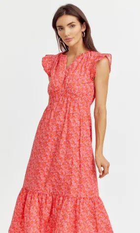 Jamie Poplin Midi Dress