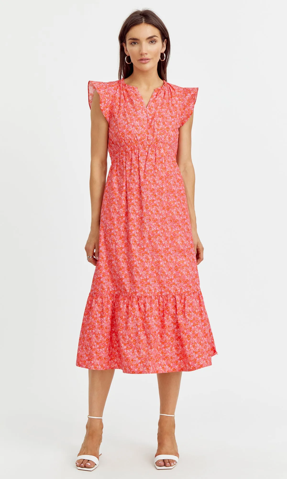 Jamie Poplin Midi Dress