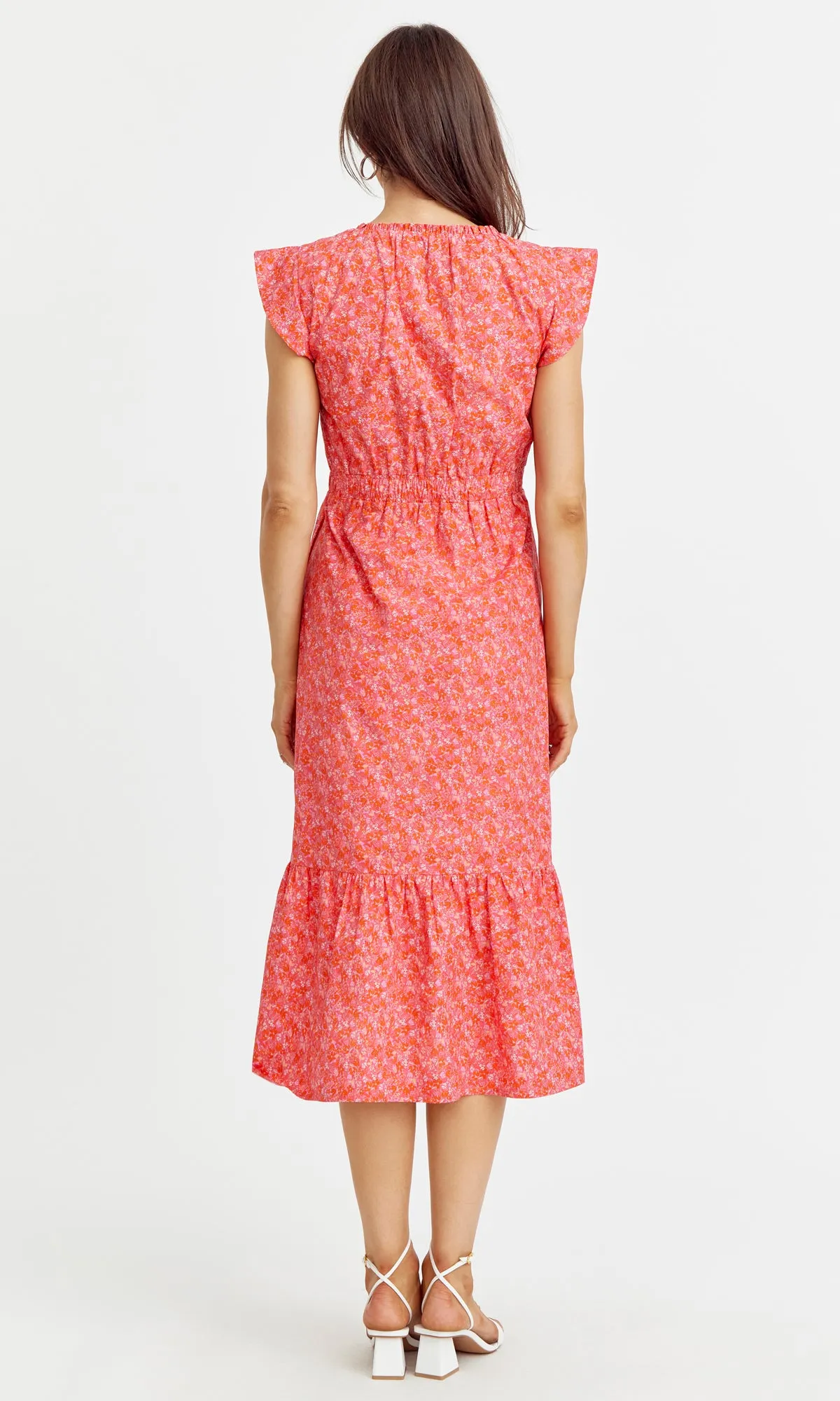 Jamie Poplin Midi Dress