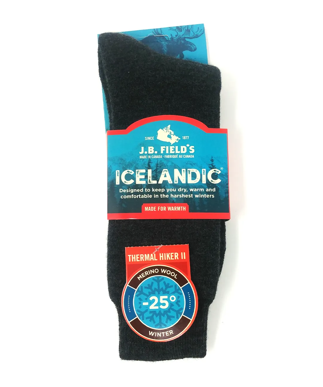 J.B. Field's Icelandic Thermal Hiker II Merino Wool Sock