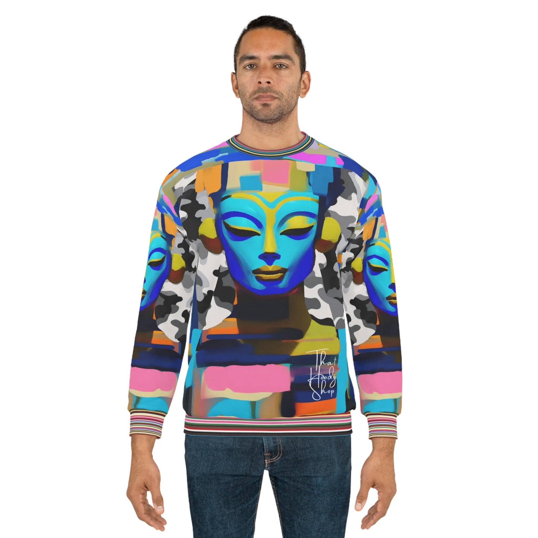 King Tut Revue Pastel Colorblock Unisex Sweatshirt