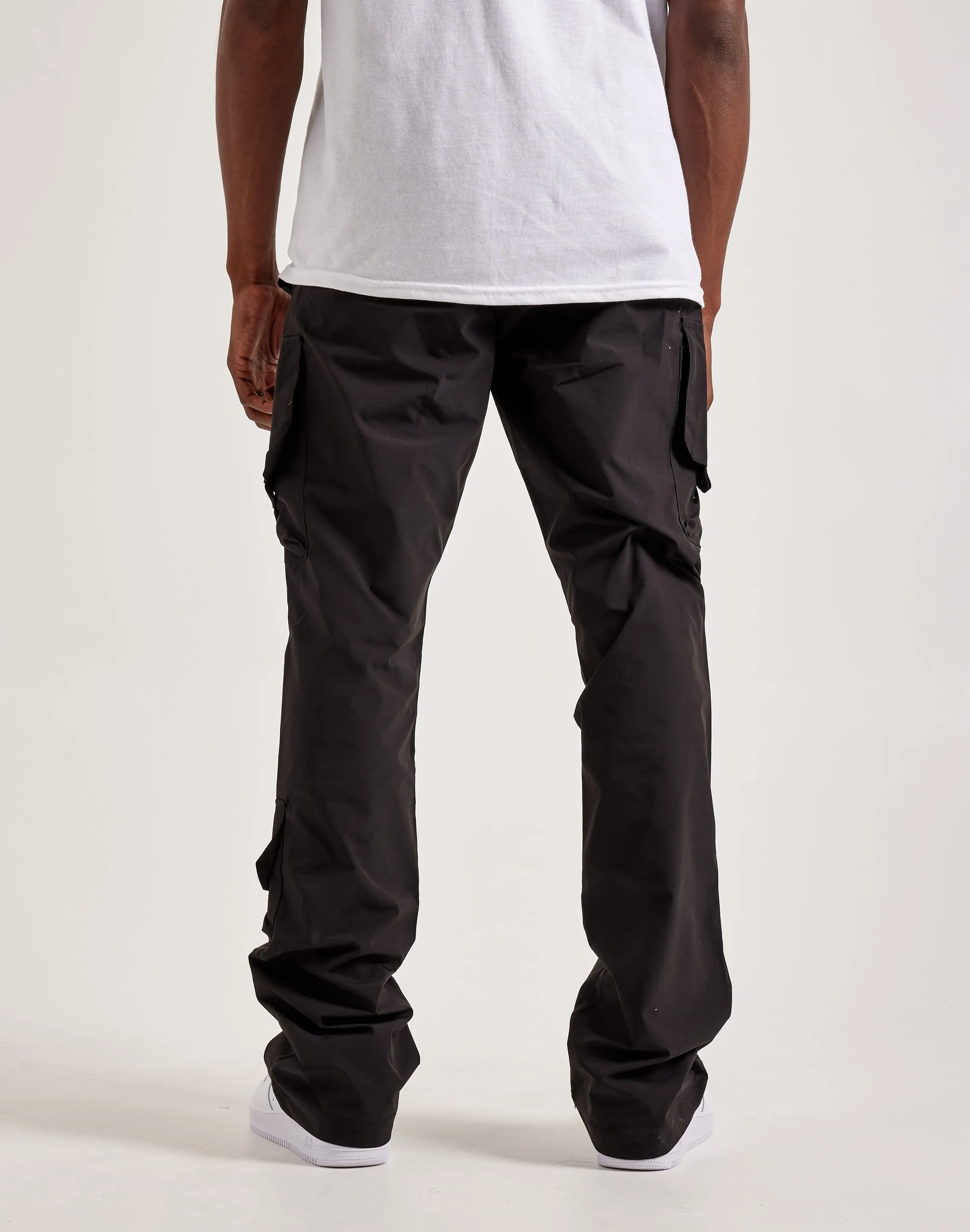 Kloud 9 Nylon Flare Cargo Pants