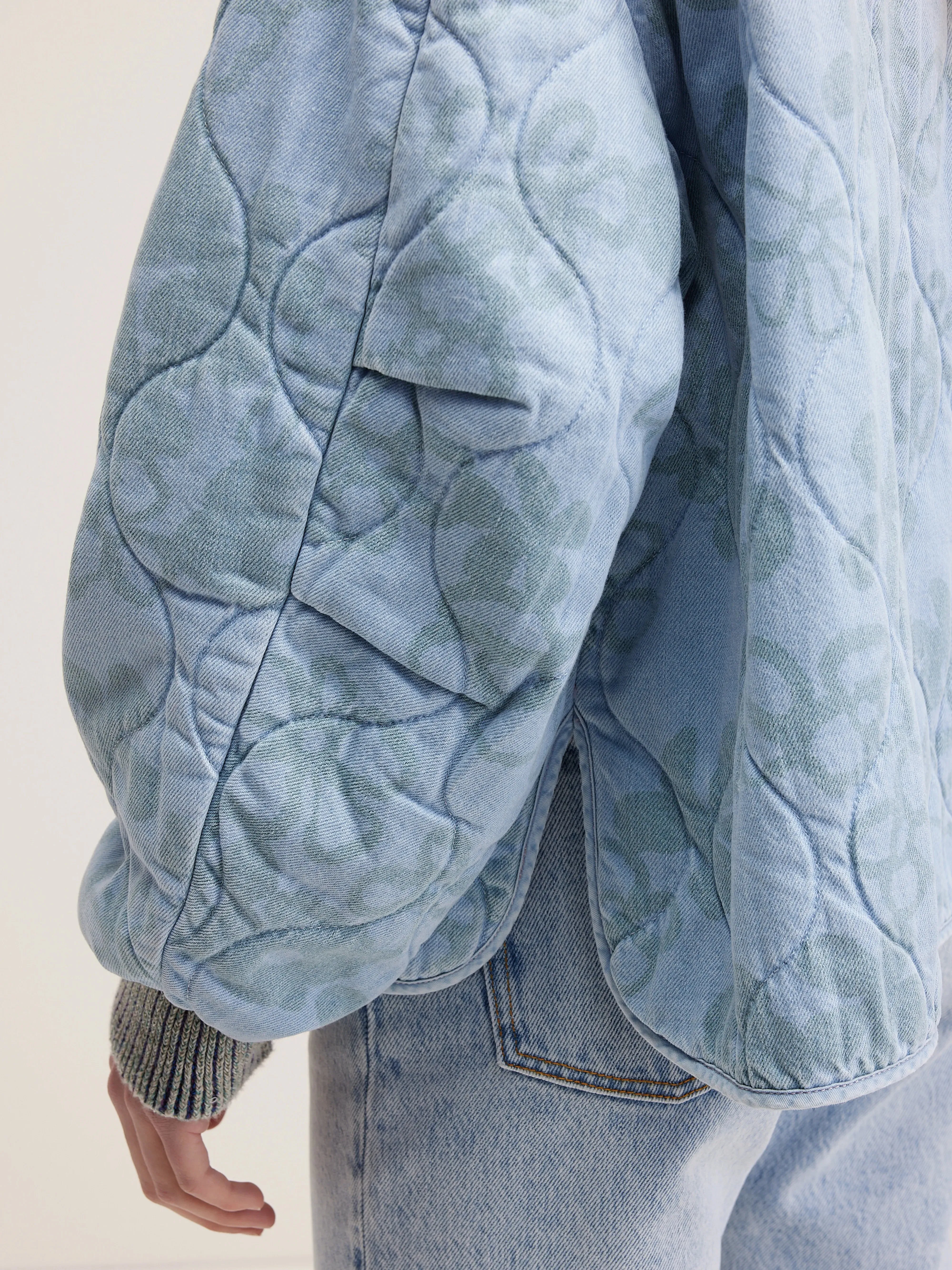 Koala liner-style jacket (242 / W / BLUE BLEACH)