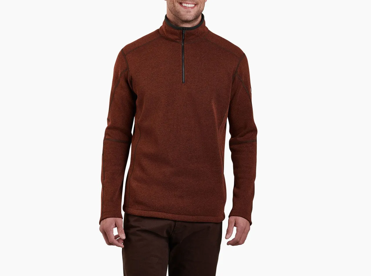 KUHL MENS REVEL 1/4 ZIP SWEATER