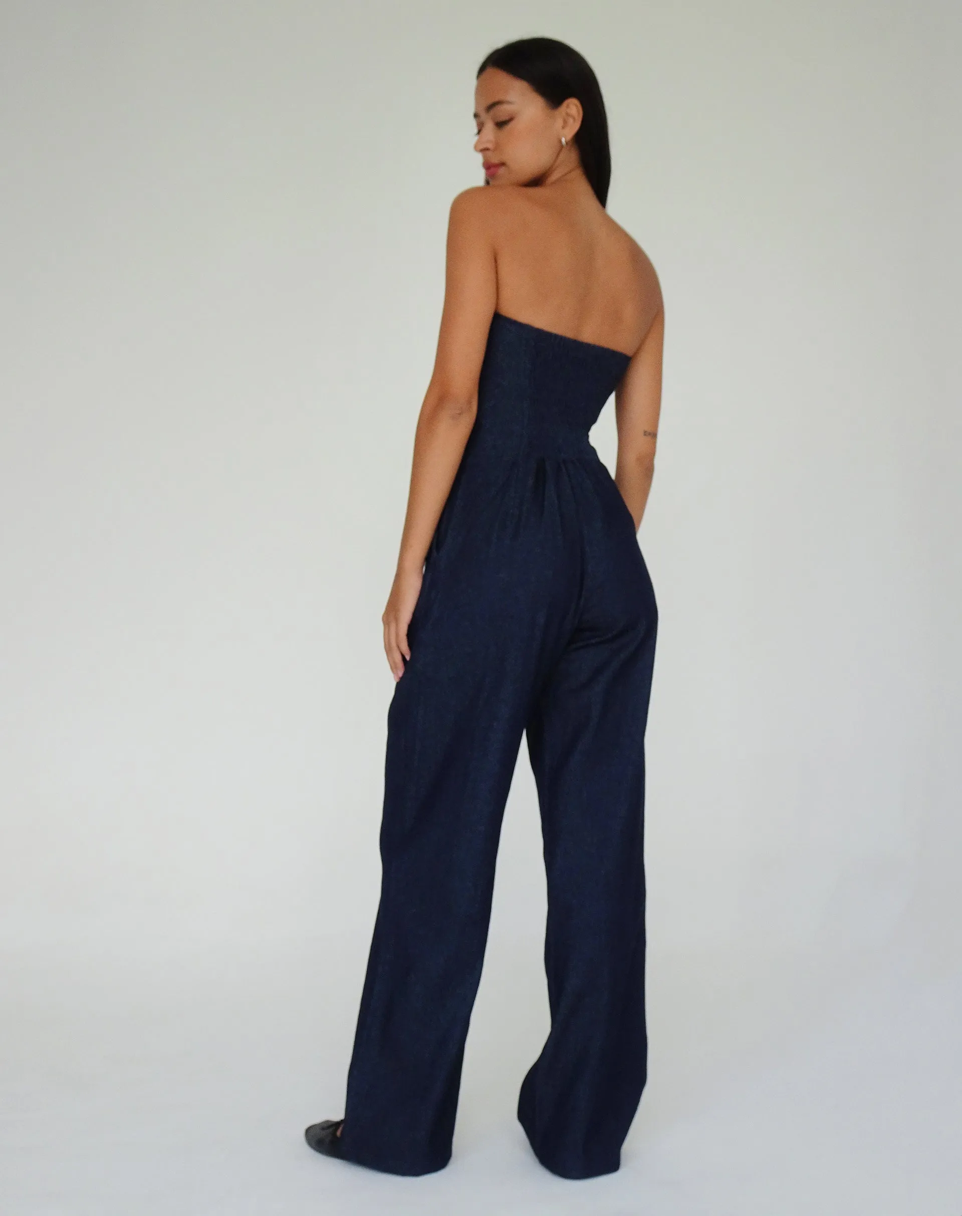 Kyaria Jumpsuit in Indigo