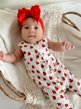 Ladybug / Organic Bay Jumpsuit