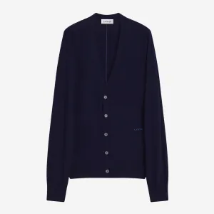 Lanvin Merino Straight Knit Cardigan