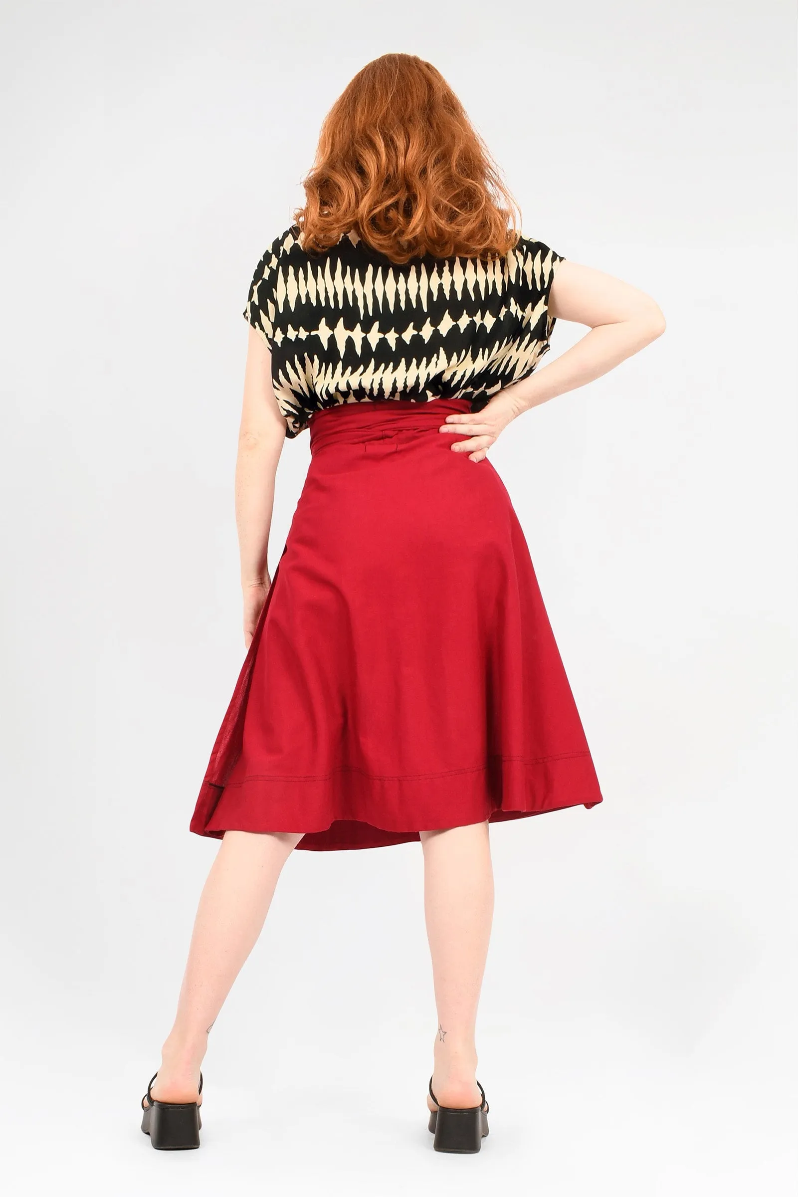 Lara Short Wrap Skirt