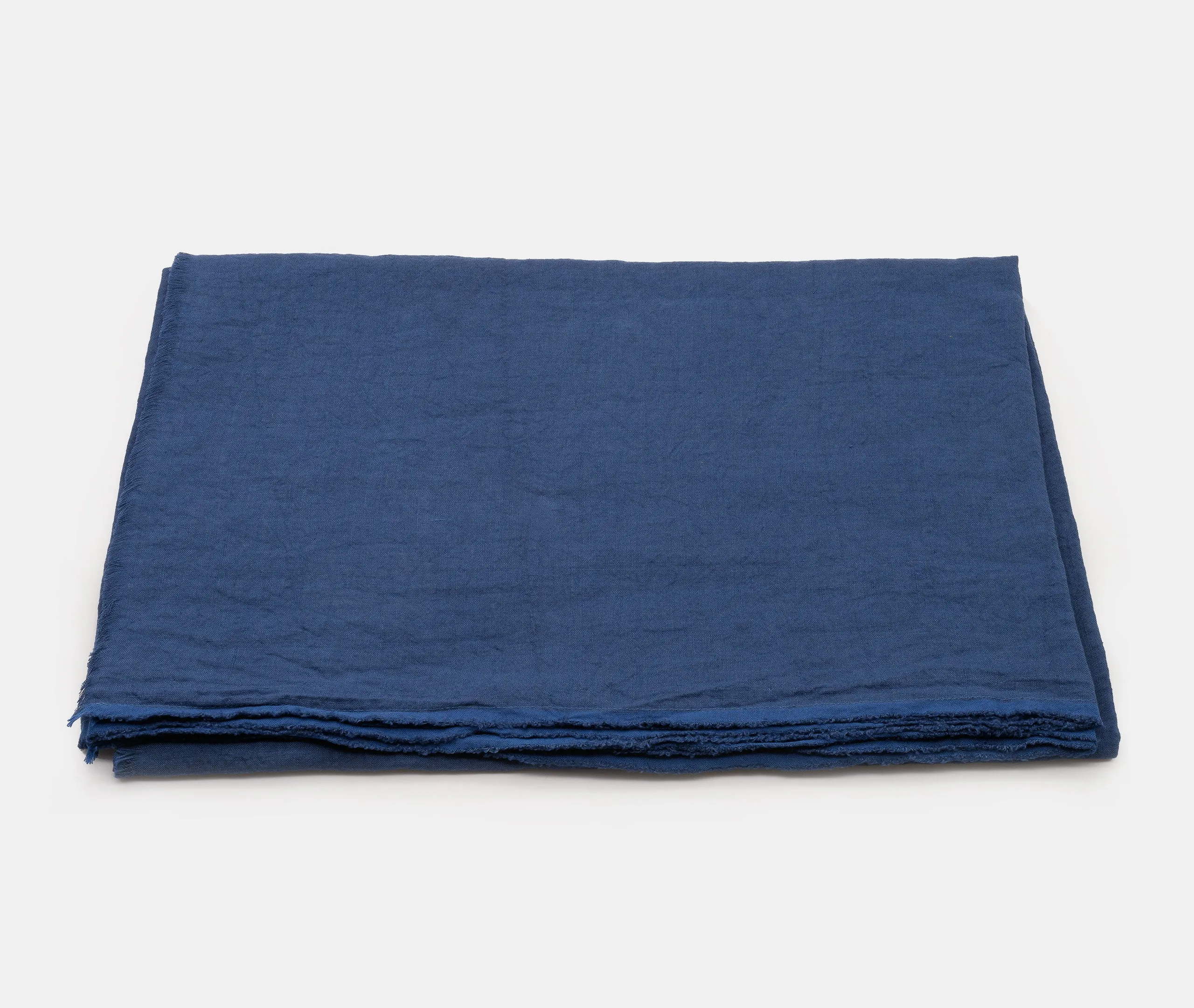 Linen Scarf - Blue