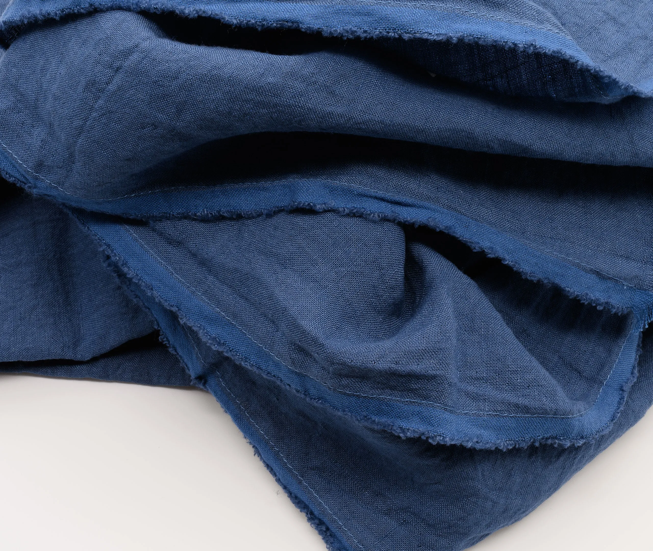 Linen Scarf - Blue