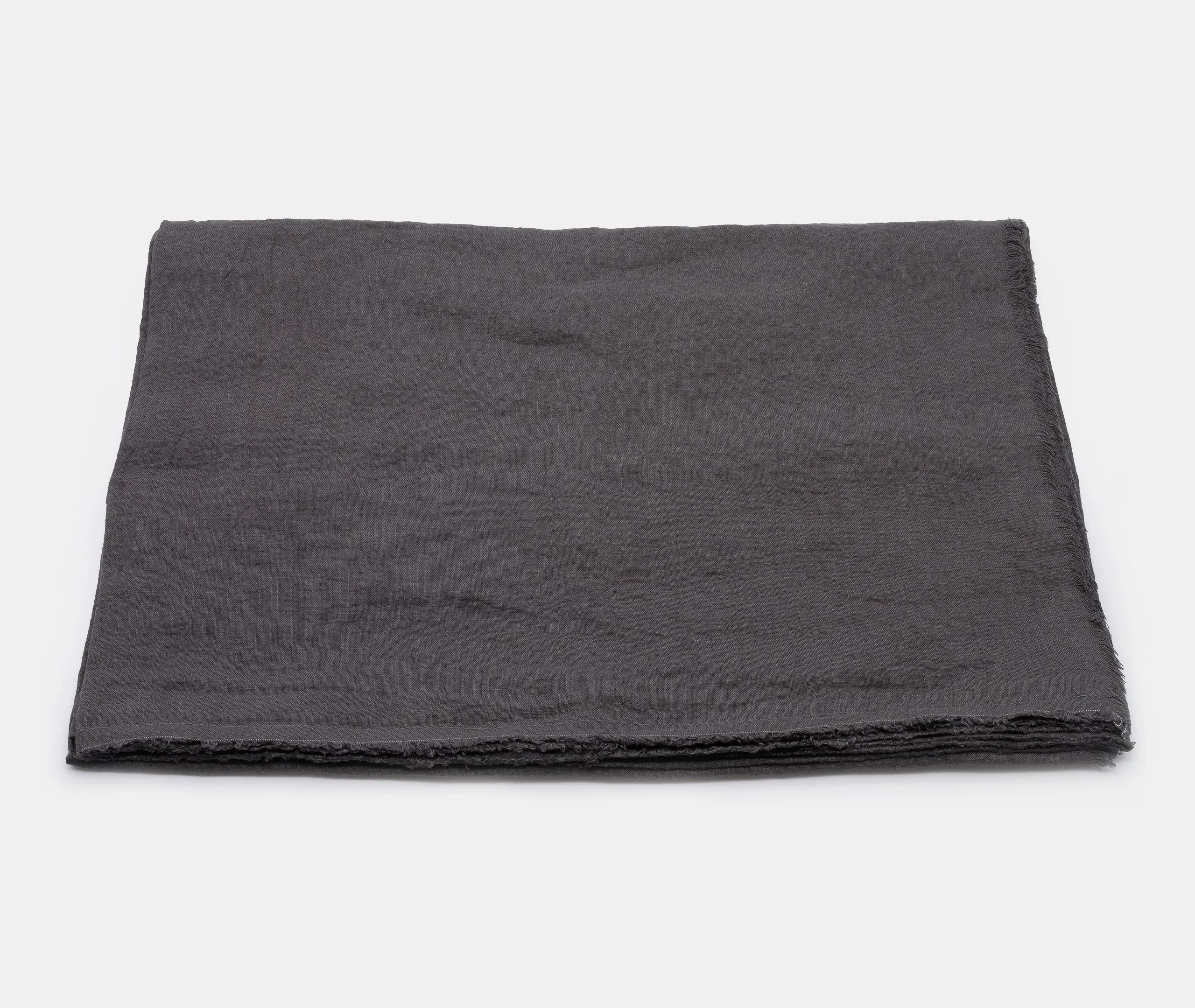 Linen Scarf - Charcoal