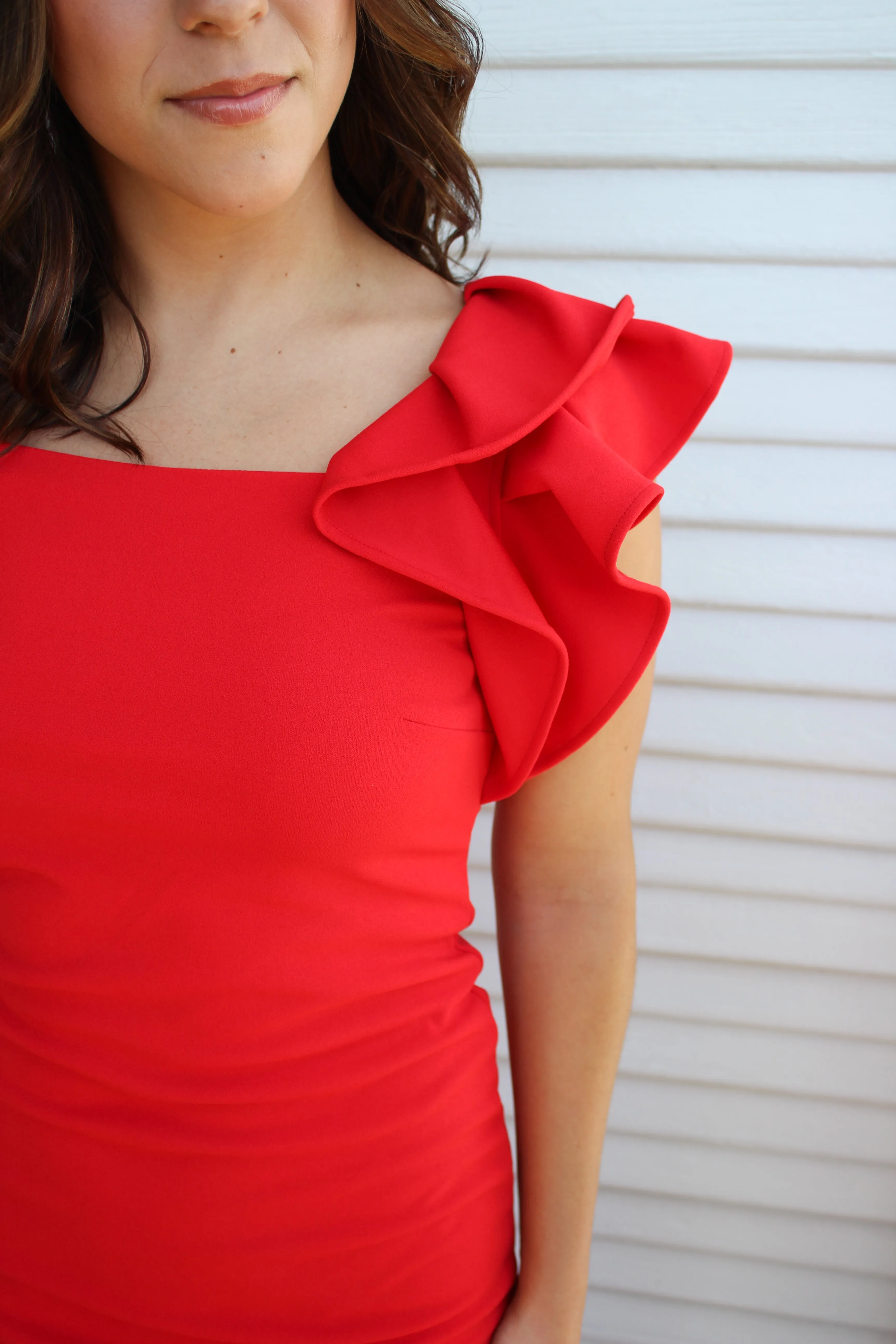 Luxe Ruffle Dress