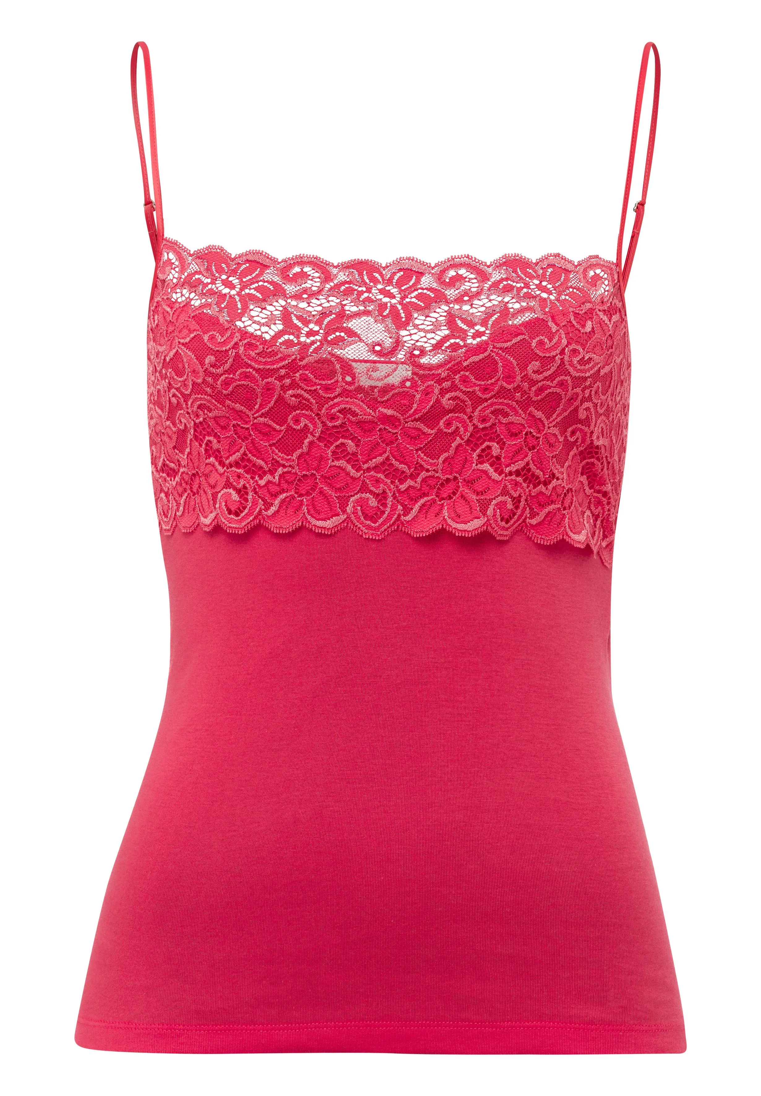 Luxury Moments Wide Lace Camisole | Geranium 71448-1399