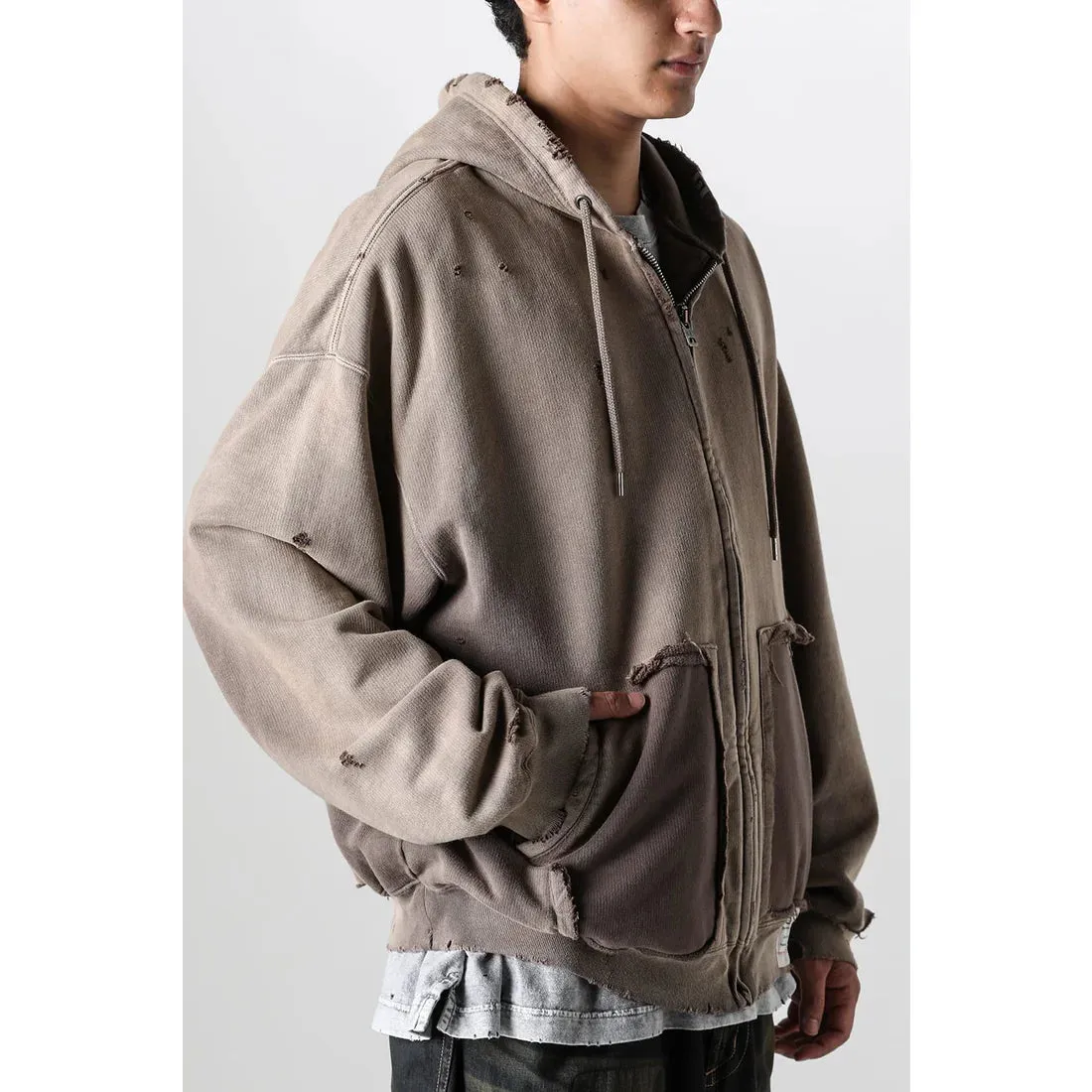 Maison Mihara Yasuhiro Sun Faded Parka - Brown