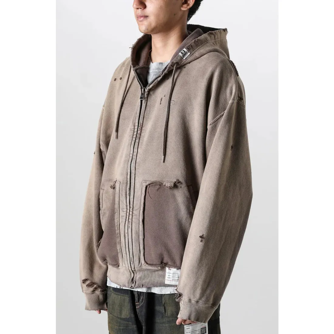 Maison Mihara Yasuhiro Sun Faded Parka - Brown