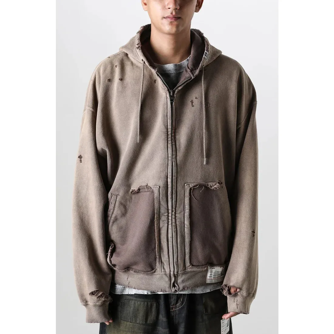 Maison Mihara Yasuhiro Sun Faded Parka - Brown