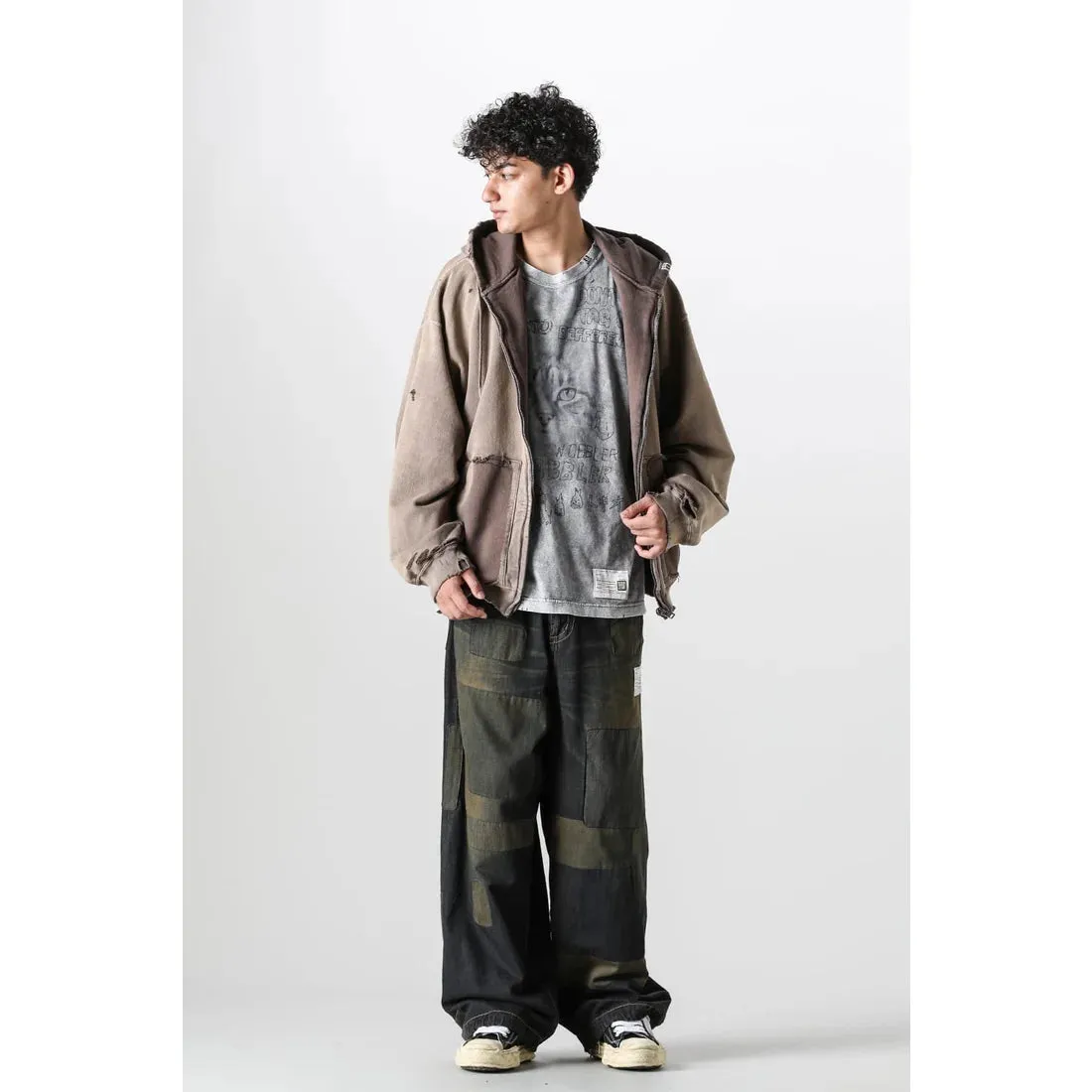 Maison Mihara Yasuhiro Sun Faded Parka - Brown