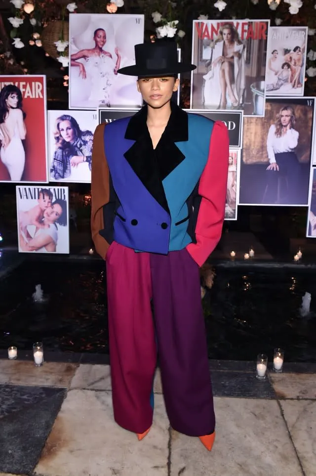 MARC JACOBS A/W 2018 RUNWAY COLOR BLOCK SUIT