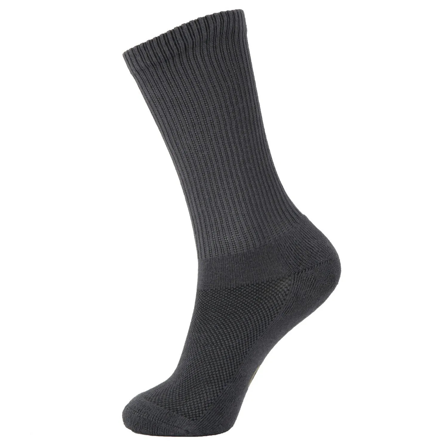 MD Soft Wicking Bamboo Socks Crew (2 Pairs)