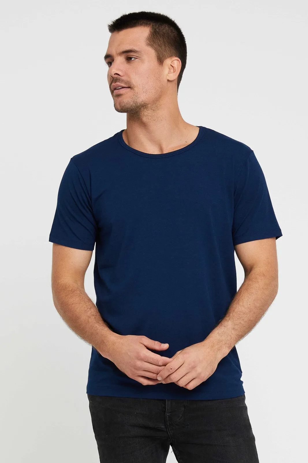 Men's Bamboo Tee - Navy